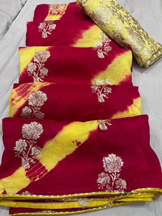 Party wear saree uploaded by pink Rose fashion Store  on 3/18/2023
