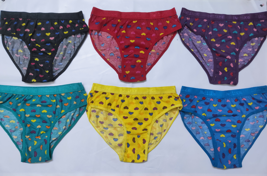 Product image of Heart printed ladies panty, price: Rs. 30, ID: heart-printed-ladies-panty-e72c057f