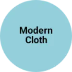 Business logo of Modern cloth