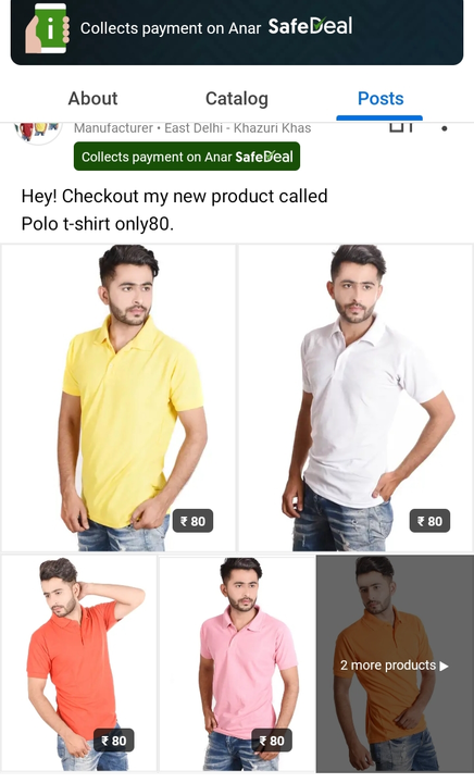 Polo t-shirt  uploaded by Clothing and apparel - manufacturing on 3/18/2023