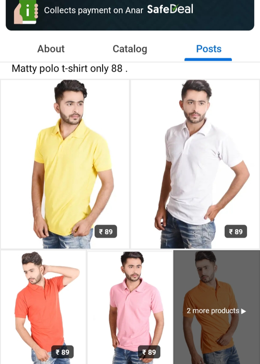 Collar Tshirt  uploaded by NRD Fashion Store on 3/18/2023