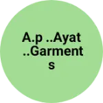 Business logo of A.p ..ayat ..garments