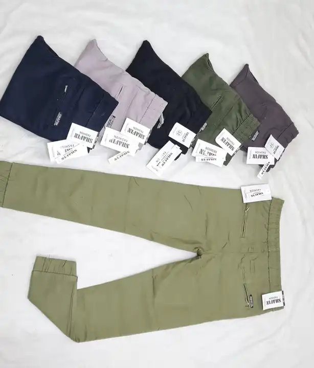 IS4
 
 Mens 4 Pocket Joggers.
 
 Brand : " SHAFIN FASHION ".
 
 Size : 30-32-34-36.
 
 C uploaded by Anas Fashion on 5/29/2024