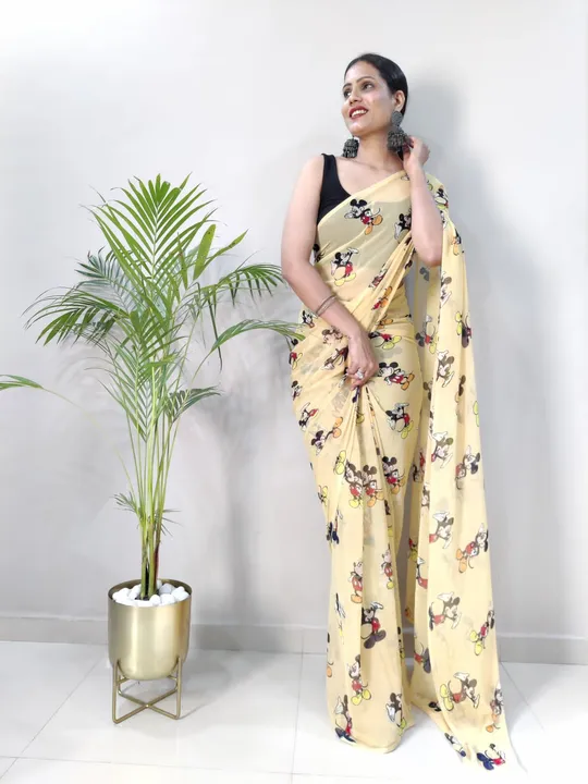 Ready to wear saree uploaded by Fashion designer saree  on 3/19/2023