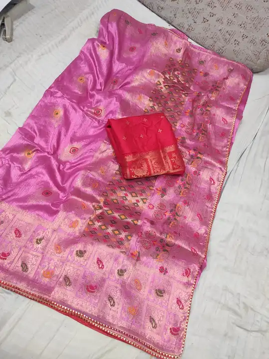 Banarsi Dola silk Saree  uploaded by Mayra creations on 3/19/2023