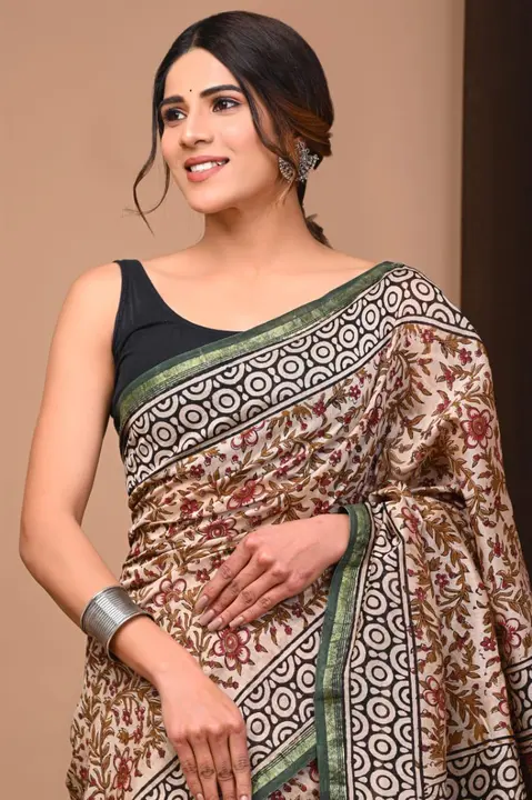 Chanderi saree  uploaded by Indiana Creations  on 3/19/2023