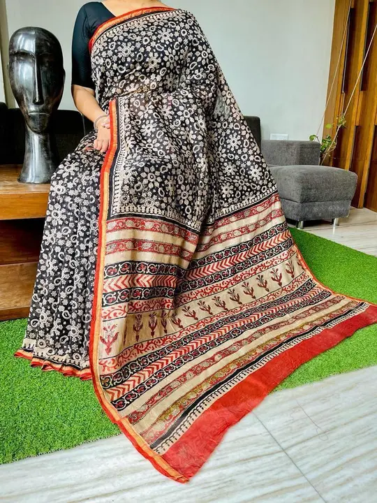 Chanderi saree  uploaded by Indiana Creations  on 3/19/2023