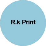Business logo of R.k print