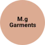 Business logo of M.G garments