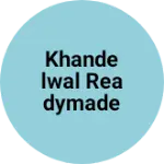 Business logo of Khandelwal Readymade center
