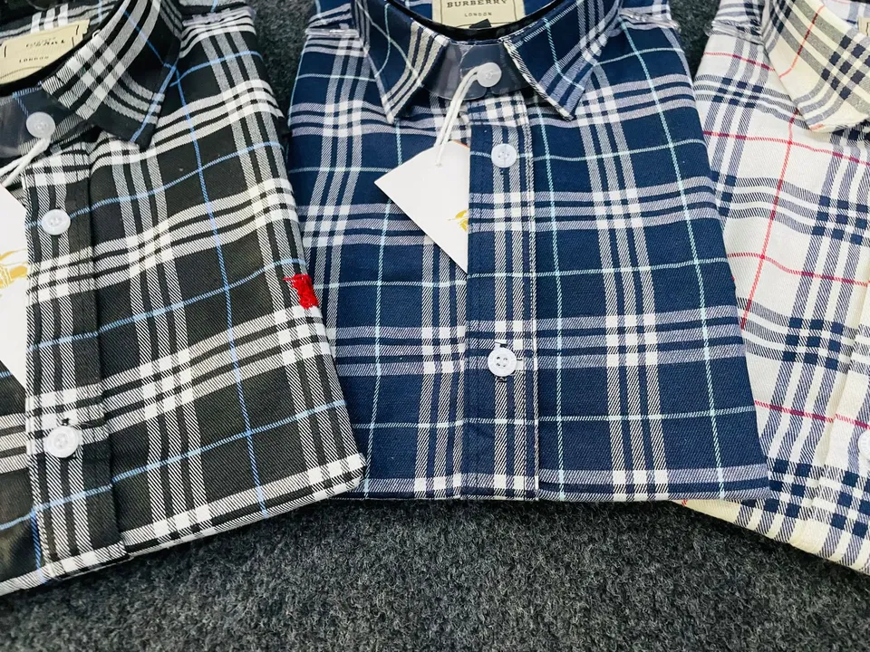 *MENS BURBERRY CHECK SHIRT HEAVY COTTON*

*SIZE. M. L. XL* 
*INCH. 40. 42. 44*

*ARTICALS. 1PER ARTI uploaded by Rs fashion on 3/19/2023