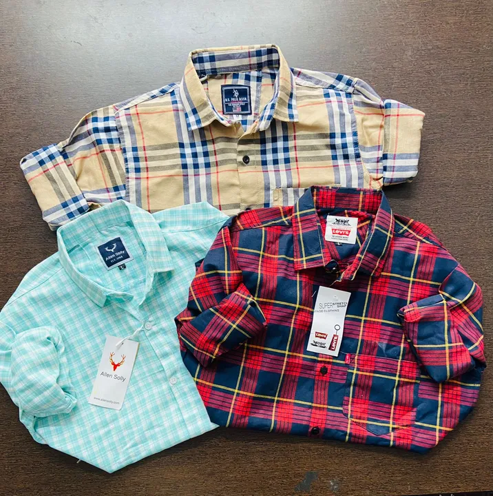 3 pcs combo check shirt free shipping  uploaded by Takshvi collection on 3/19/2023