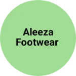 Business logo of Aleeza footwear