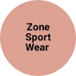 Business logo of Zone sport wear