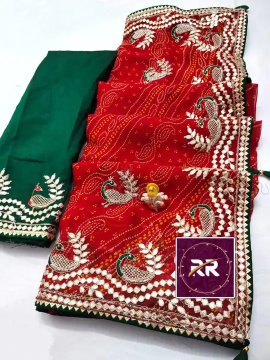 Bandhani saree uploaded by Vastra Creation on 3/19/2023