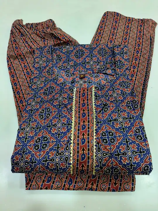 AJRAKH 60/60 COTTON PANT PAIR  uploaded by M studio on 3/19/2023