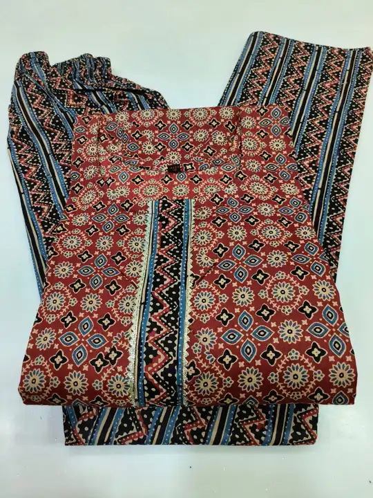 AJRAKH 60/60 COTTON PANT PAIR  uploaded by M studio on 3/19/2023