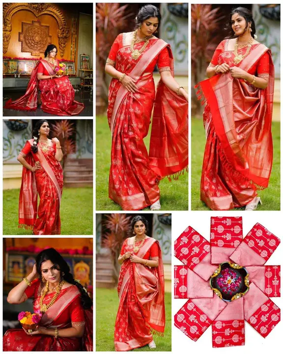 Post image 🔔 *BRAND :- RUDRA CREATION*  🔔

*FABRIC : SOFT LICHI SILK CLOTH.*

 *DESIGN : BEAUTIFUL RICH PALLU &amp; JACQUARD WORK ON ALL OVER THE SAREE.*

*BLOUSE : EXCLUSIVE JACQUARD BORDER.*

   😍 *PRICE ONLY  :  475/-* 😍

 ➡️ *100% BEST QUALITY* ⬅️

👌 *Once Give Opportunity , Customer Satisfaction Is Our Goal*