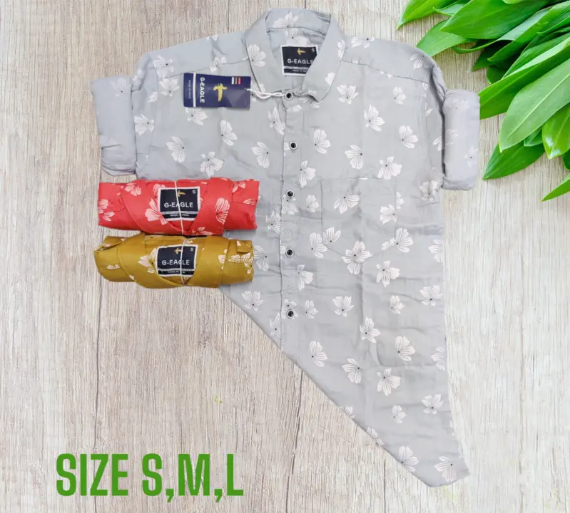 SILM FIT CASUAL SHIRT SIZE S,M,L uploaded by PINK EXPORT on 3/19/2023