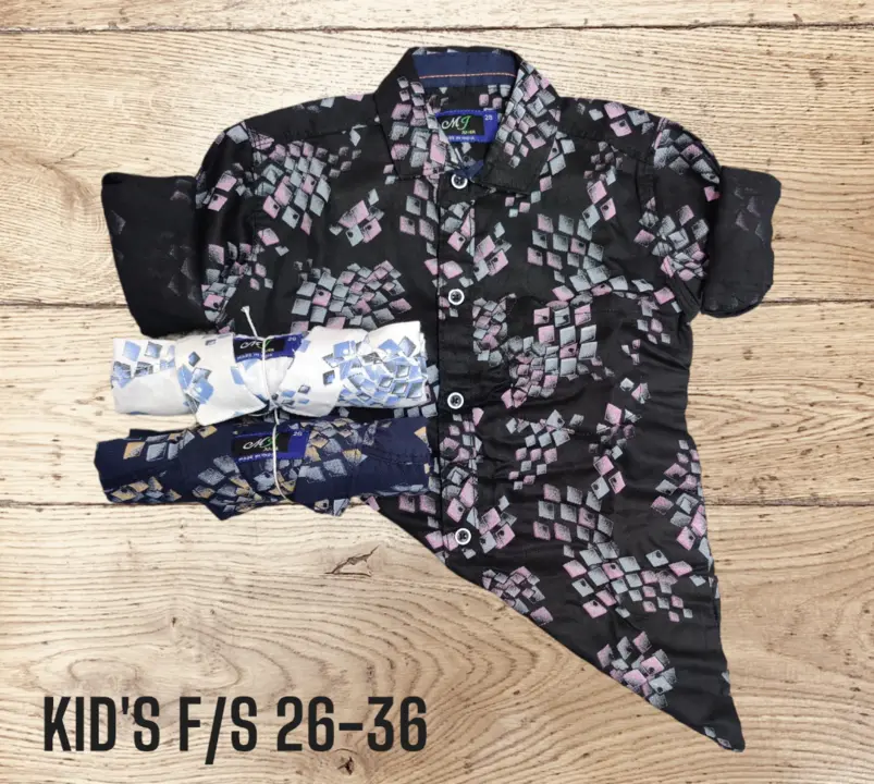 KID'S CASUAL SHIRT SIZE 26 To 36 uploaded by PINK EXPORT on 3/19/2023