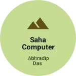 Business logo of Saha computer solutions