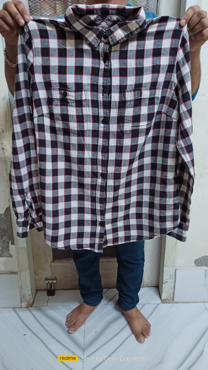 Ladies check shirt  uploaded by Delhi Garments wholesale  on 3/19/2023