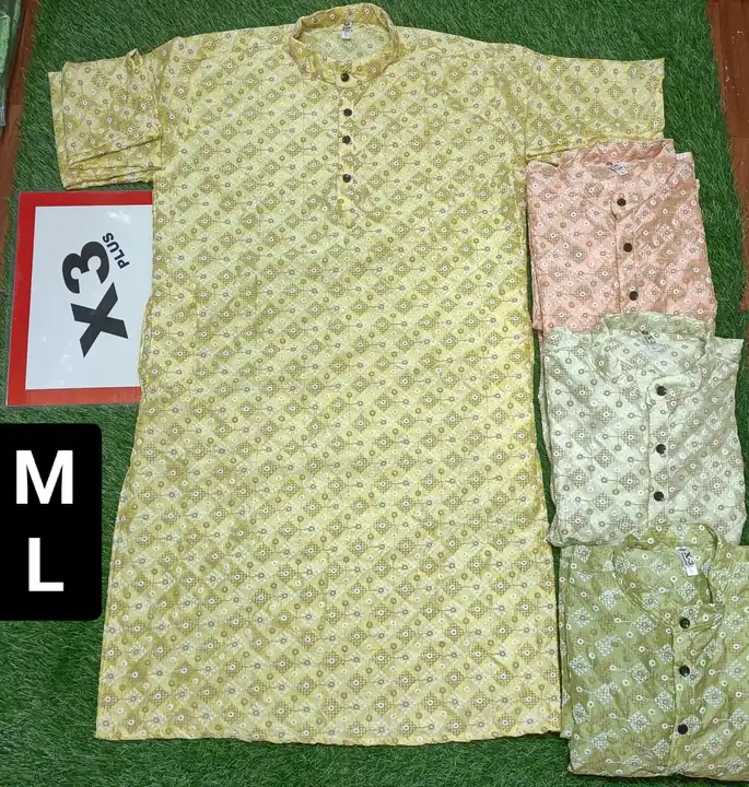 Chiken kurta. Size. ML.  uploaded by Usman garment.  on 3/19/2023