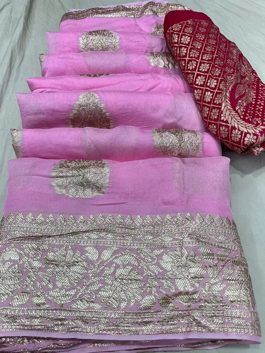 Dola silk zari saree uploaded by Mayra creations on 3/19/2023