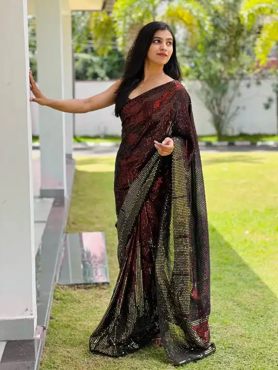 Fabric: Saree Of Heavy Georgette


BLOUSE- 5MM BLACK COLOUR HEAVY SEQUINS WORK BLOUSE (unstitched)

 uploaded by Maa Arbuda saree on 3/19/2023
