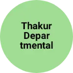 Business logo of Thakur Departmental Store