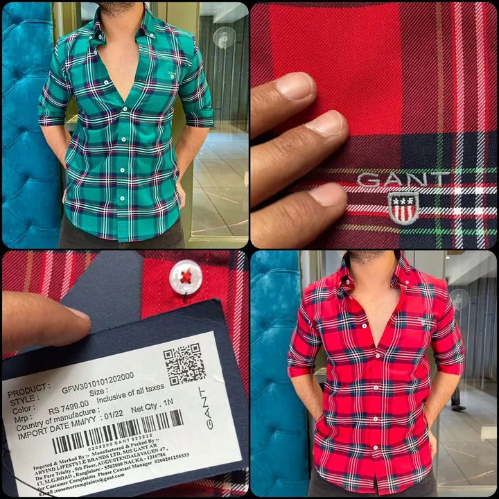 Original shirt with MRP tag  uploaded by Nexus fashion  on 3/19/2023