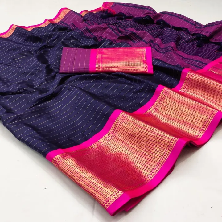 

*Fabric*: *Premium Soft Cotton Silk with broad border with running blouse
contrast jacquard border uploaded by Maa Arbuda saree on 3/19/2023