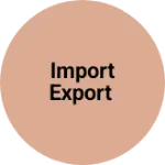 Business logo of Import export