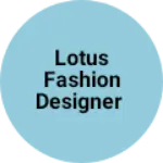 Business logo of Lotus fashion designer