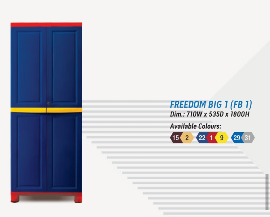 NILKAMAL FREEDOM FB 1 CUPBOARD  uploaded by Home Solutions on 3/19/2023