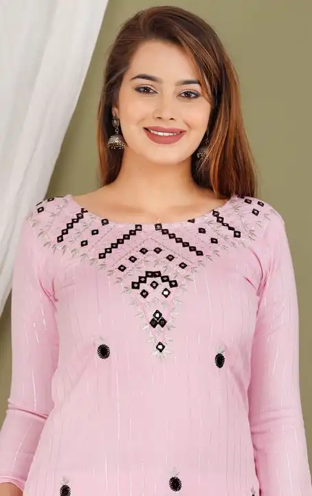 Kurti with pant uploaded by Namokar collection on 3/19/2023
