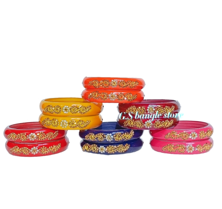 Sweety kangan।   (Pack of 12) uploaded by G.S bangle store on 3/19/2023