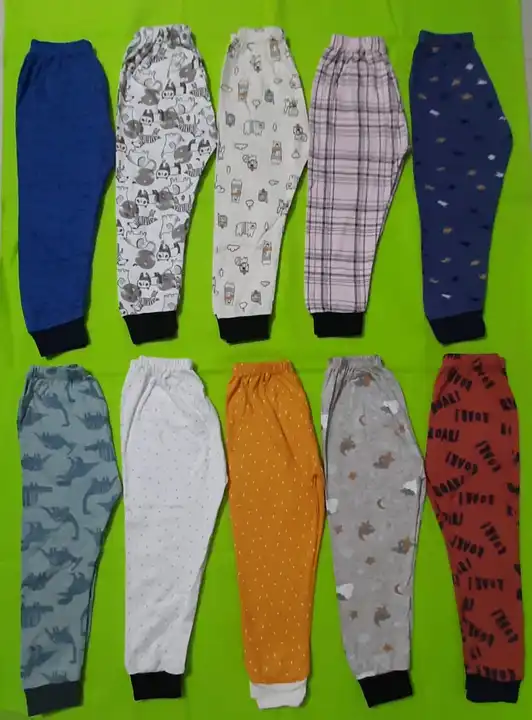 Navy Zone Baby Printed Rib pajama/ Pants  uploaded by Namdev Trade Links on 3/19/2023
