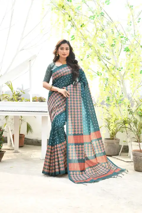 Cotton silk saree  uploaded by SAURYA LIFE STYLE on 3/19/2023