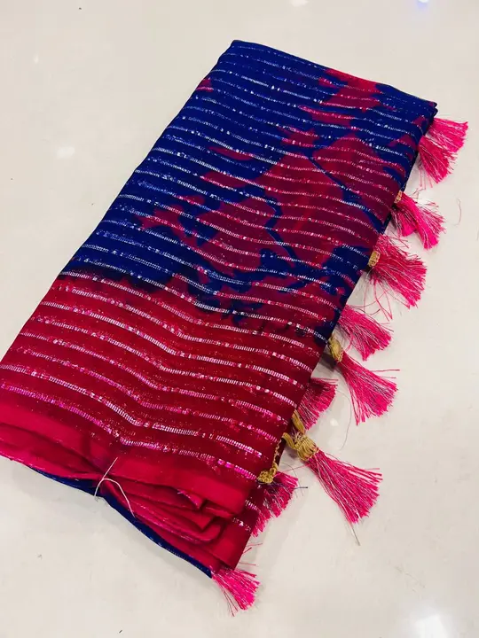 Georgette saree  uploaded by SAURYA LIFE STYLE on 3/19/2023