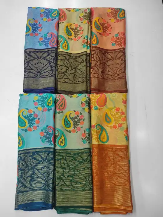 Brasso sarees  uploaded by N K SAREES  on 3/19/2023