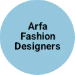 Business logo of Arfa fashion designers