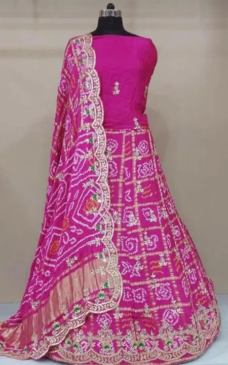 * Gangaur special
Beautiful Lahenghas* 

Sell Sell  Sell Sell Limted Stock For This Wedding Season

 uploaded by Gotapatti manufacturer on 3/19/2023