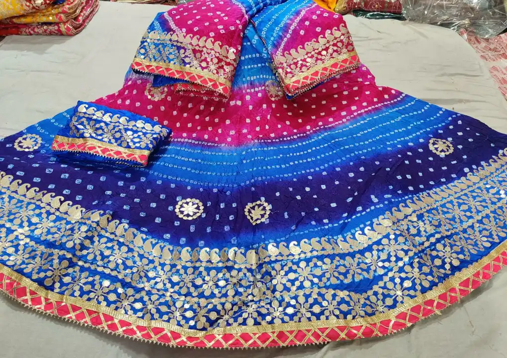 😍😍 *Again Morr Price Down*🤗😍

*Full stiched with full touch aster (lining) Lahenga full stock  uploaded by Gotapatti manufacturer on 3/19/2023