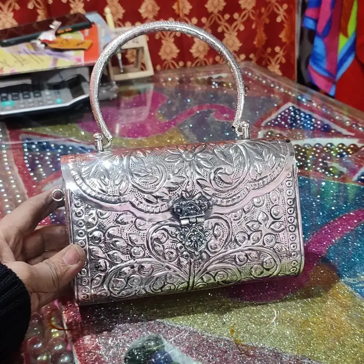 Brass ladies purse uploaded by C Handicrafts chandra on 3/20/2023