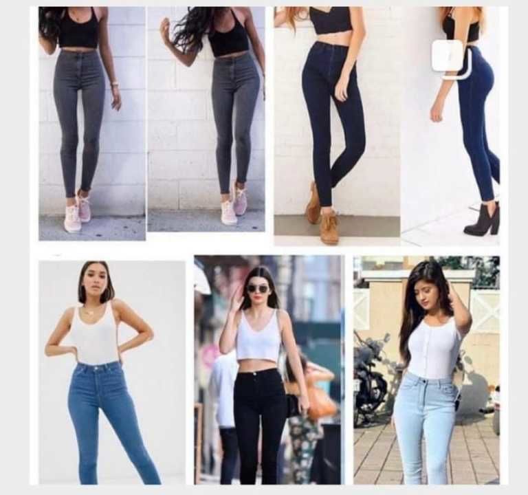 Denim High waist jeans uploaded by Looks 4 you on 2/27/2021