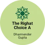 Business logo of The righat choice a complete mens wear