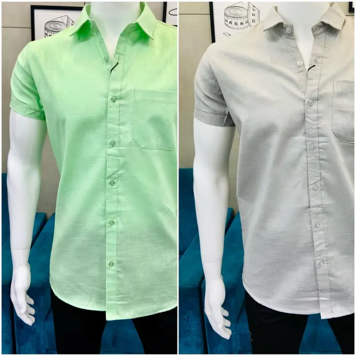 Post image Cotton linen shirts only in 350 rupess manufacturing rate (half sleeve and full sleeve)
Contact -865269831/8433800987
Moq-100 PC's