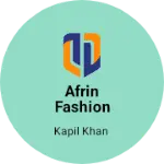 Business logo of Afrin fashion house