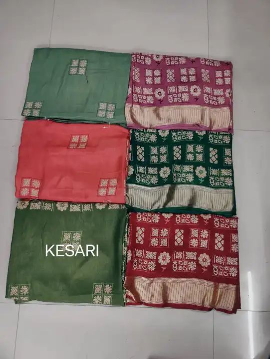 Kesri uploaded by Karuna Saree Centre Surat on 3/20/2023